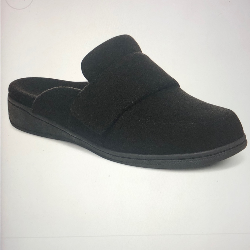 VIONIC Gemma II Women’s Black Mule/Clog Slipper Size 11 Comfort